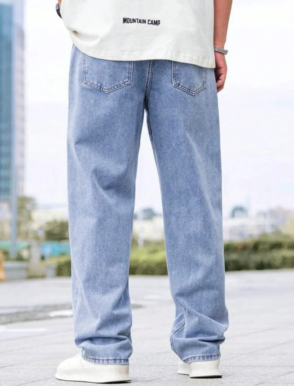 Ice Blue Wide Leg jeans