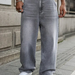 Light Grey Loose Fit Jeans