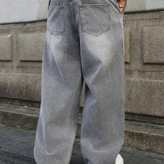 Light Grey Loose Fit Jeans