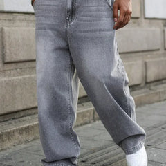 Light Grey Loose Fit Jeans