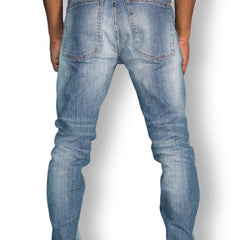 Lined Light Whiskers Jeans