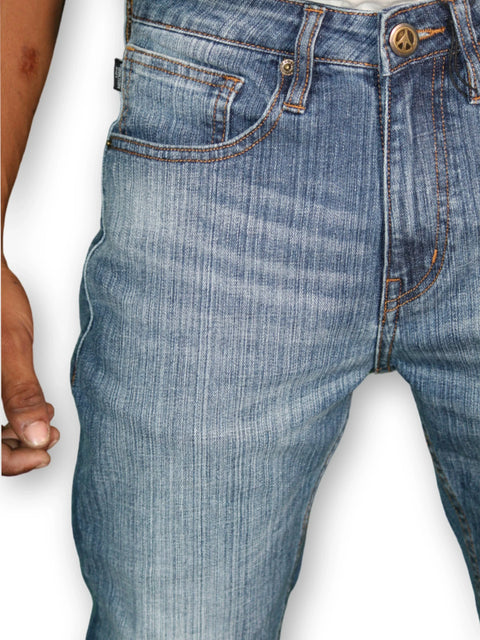 Lined Light Whiskers Jeans