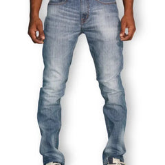 Lined Light Whiskers Jeans