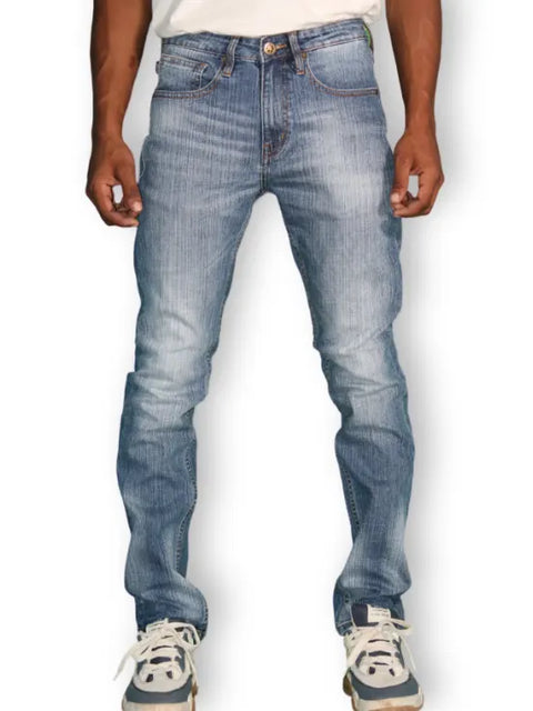Lined Light Whiskers Jeans