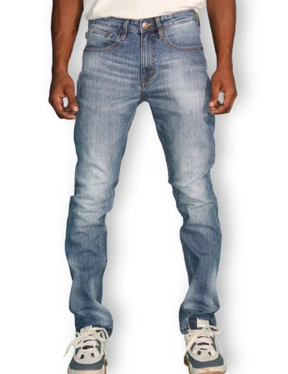 Lined Light Whiskers Jeans
