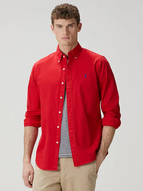 Men Red Shirt