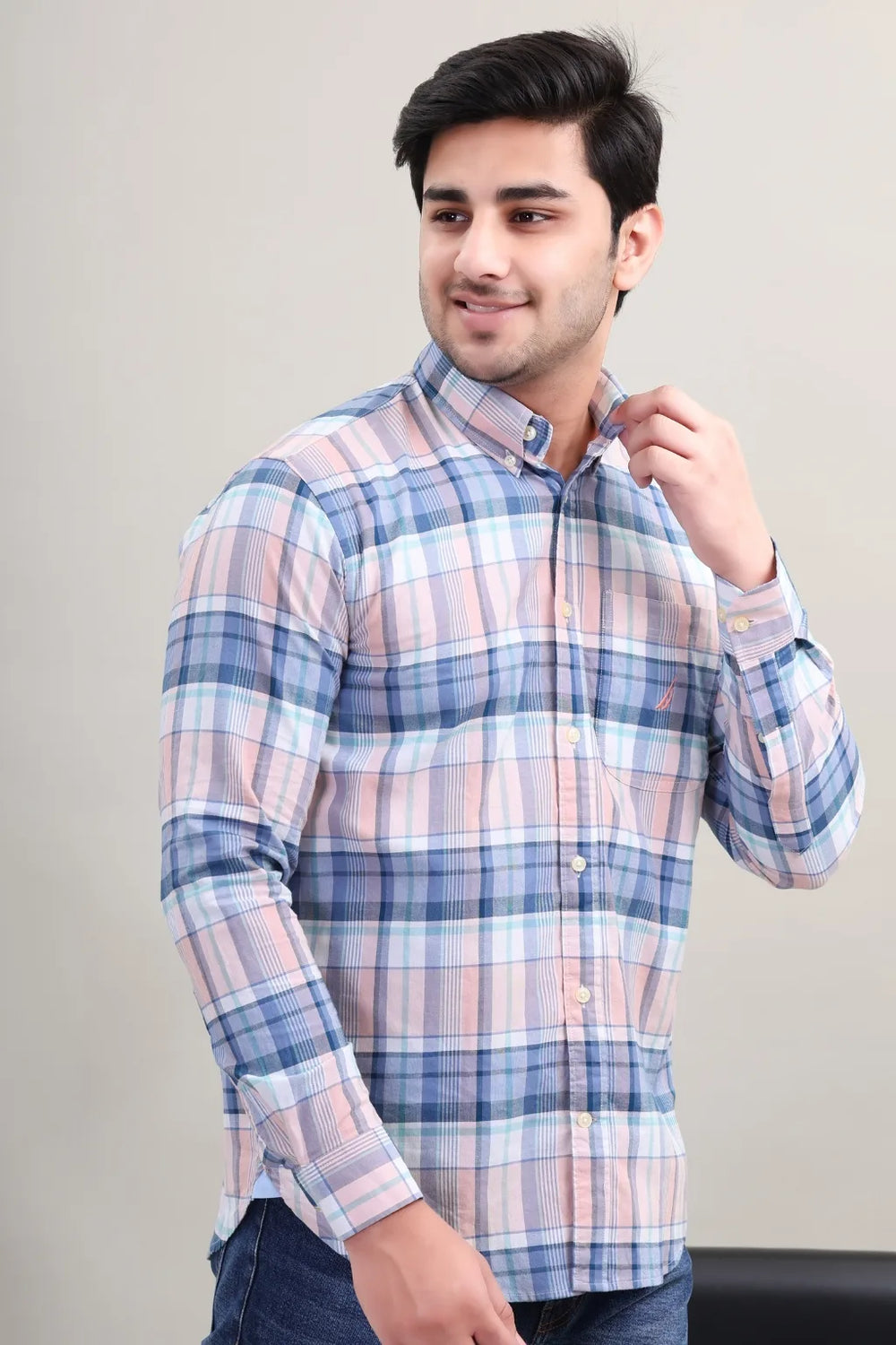 MEN'S CHECK CASUAL SHIRT
