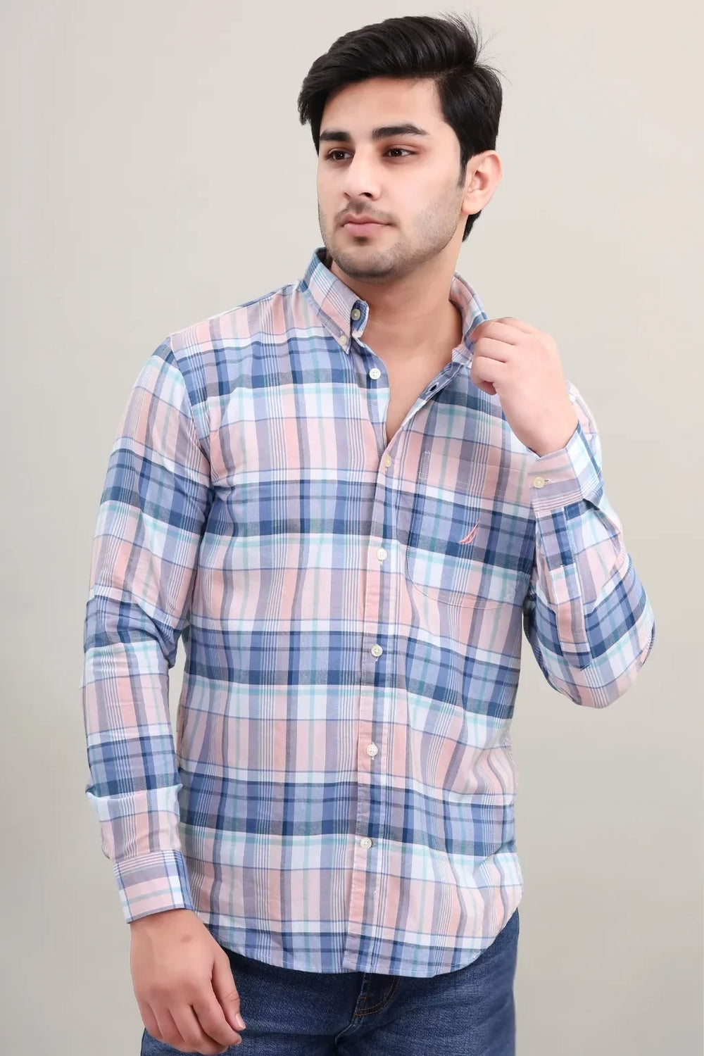 MEN'S CHECK CASUAL SHIRT