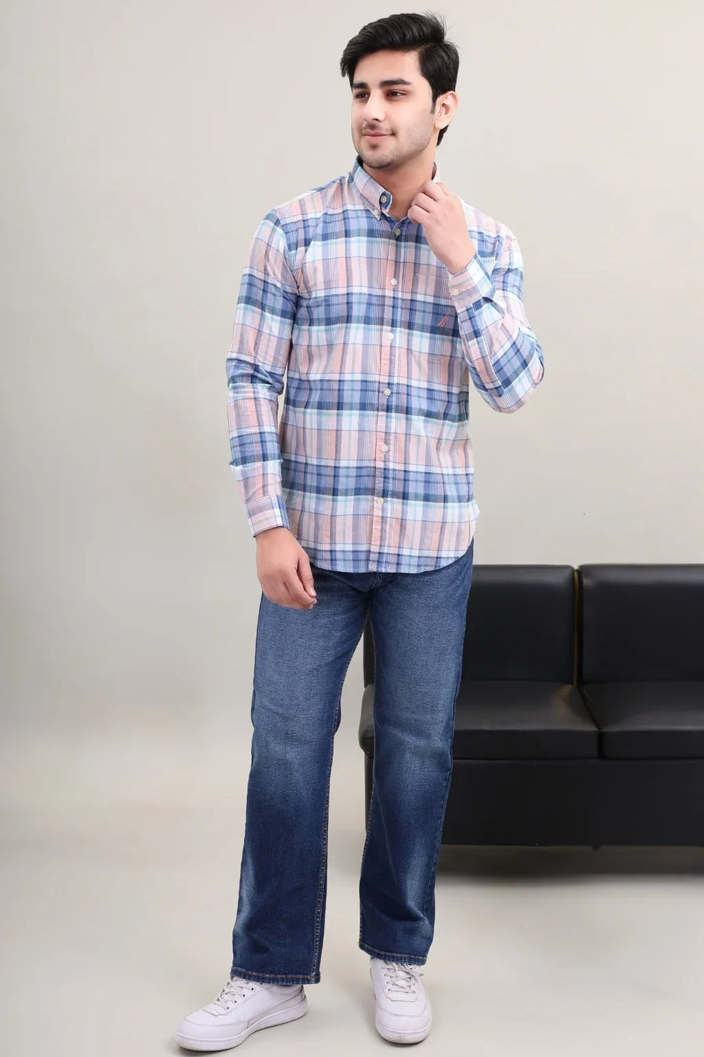MEN'S CHECK CASUAL SHIRT