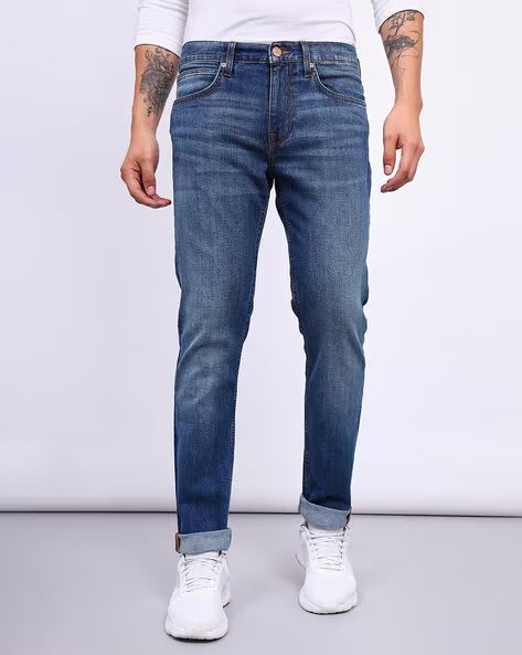 Mid-Rise Jeans