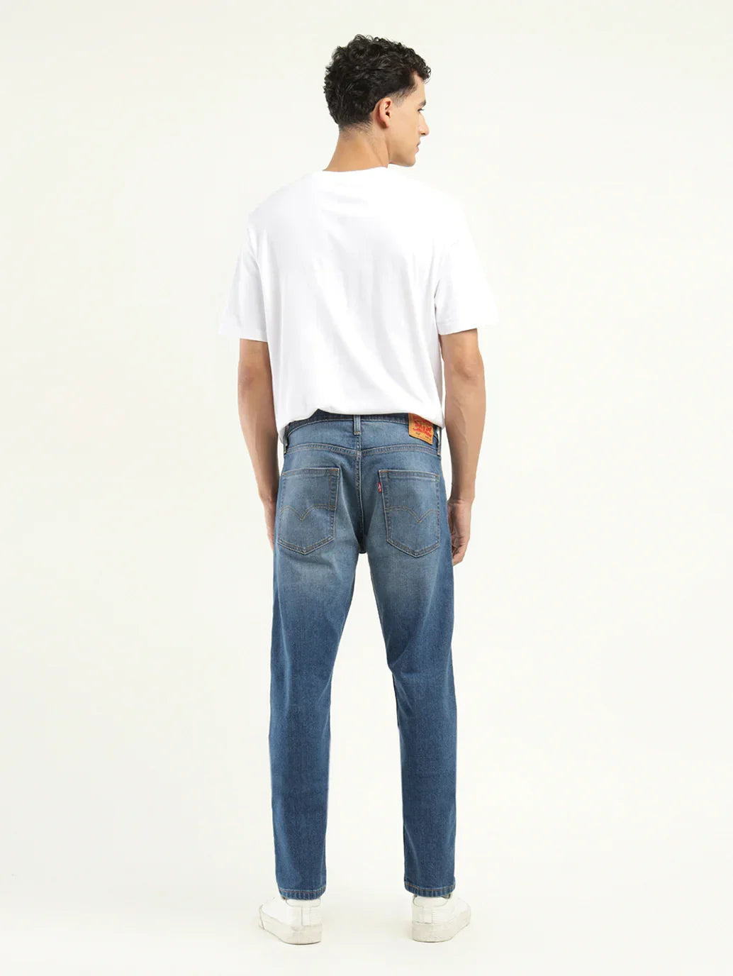 Mid Rise Blue Jeans
