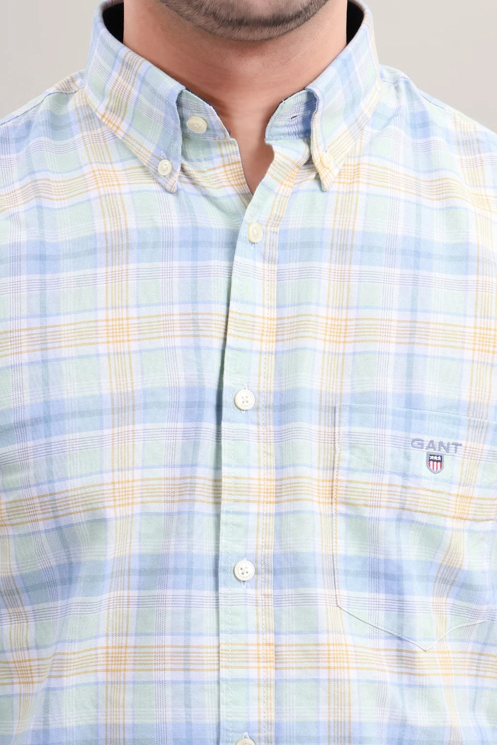 MULTIPLE CHECK COTTON SHIRT