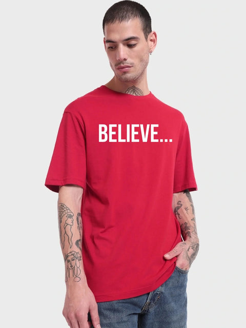 Oversized Believe T-Shirt