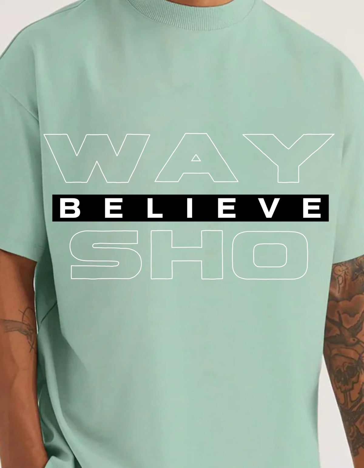 Oversized Believe T-Shirt