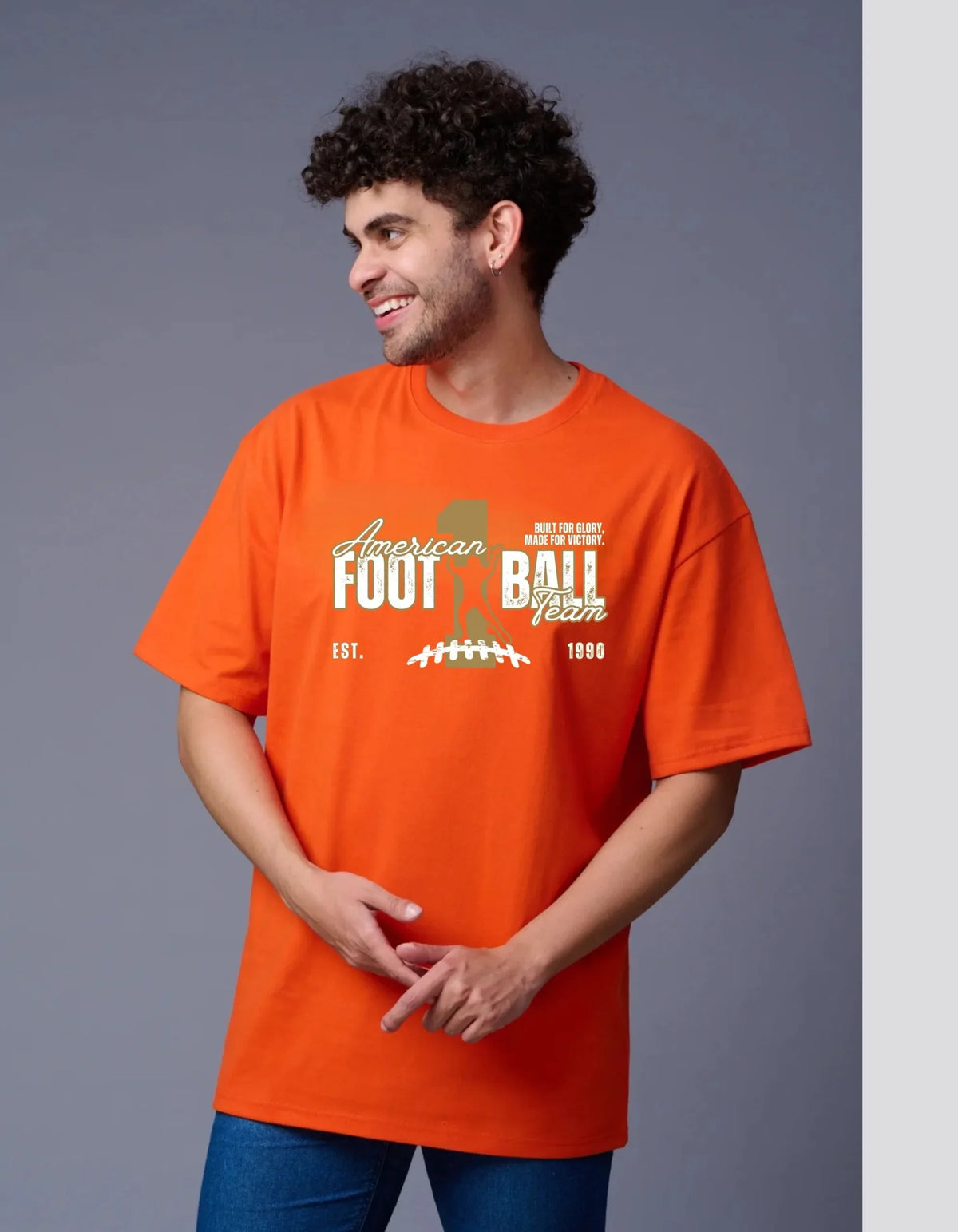 Oversized Football T-Shirt