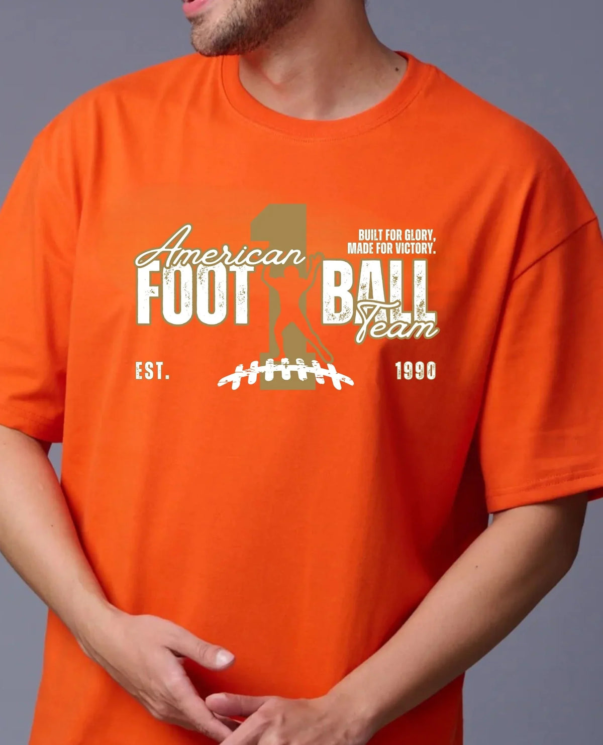 Oversized Football T-Shirt