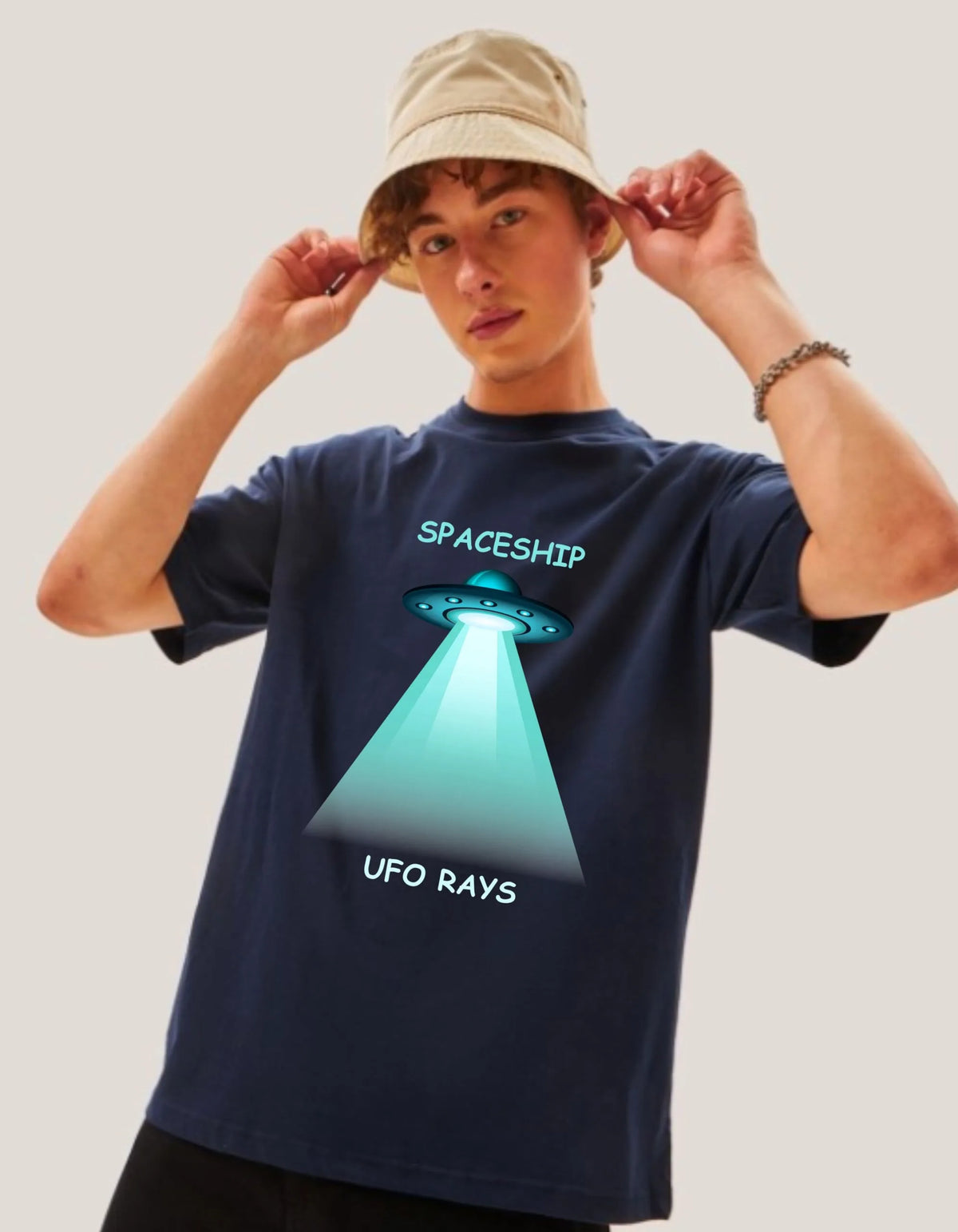 Oversized Spaceship T-Shirt