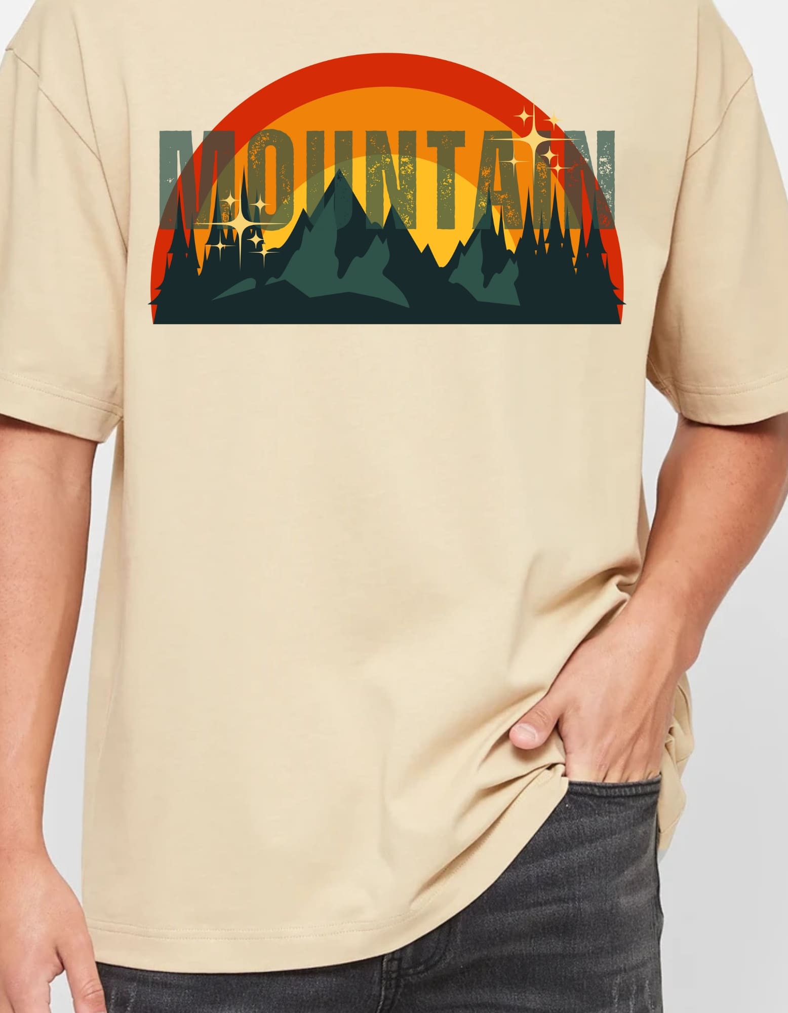Mountain Oversized T-Shirt