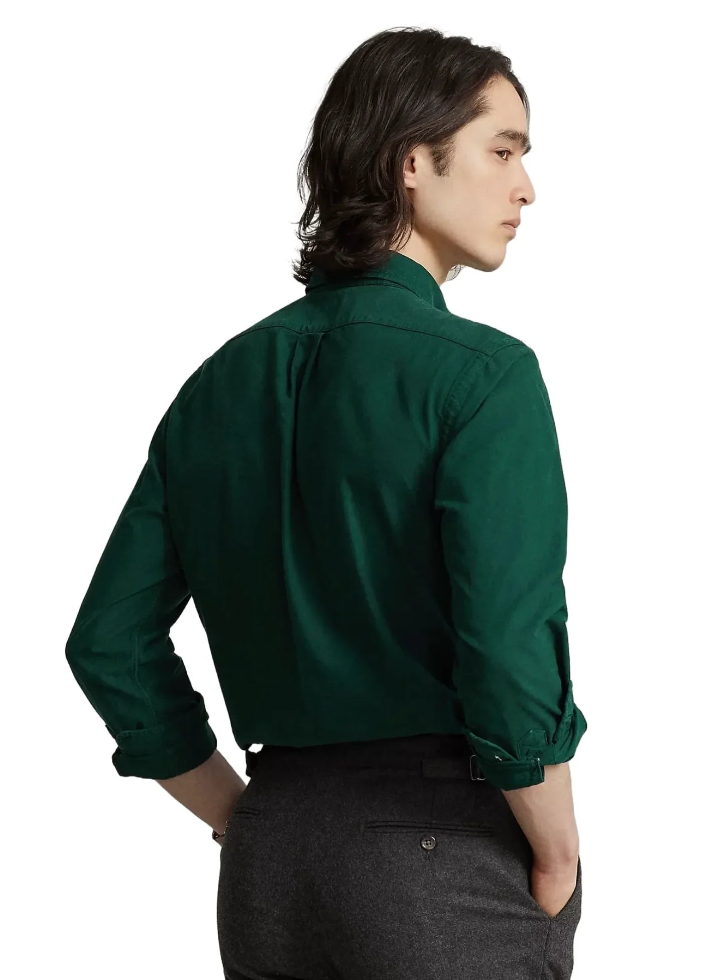Regular Fit Green Shirt