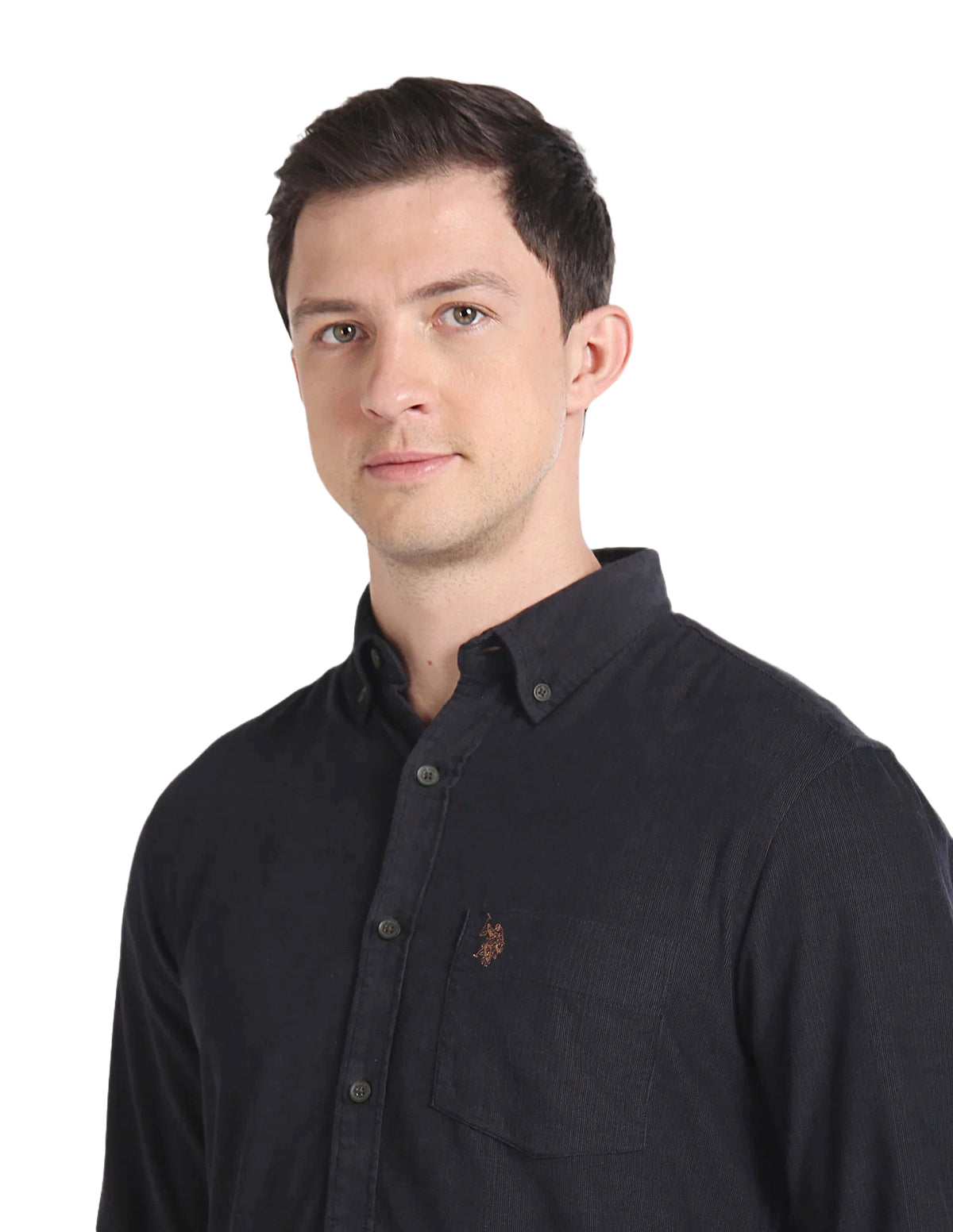 Corduroy Dark Sky Blue Shirt