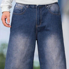 Shaded Loose Fit Jeans