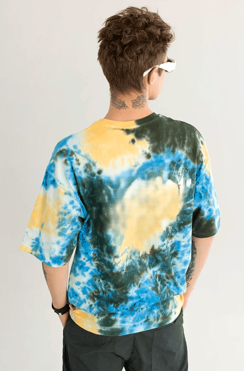 Awsome Tie Dye Cotton T-shirt