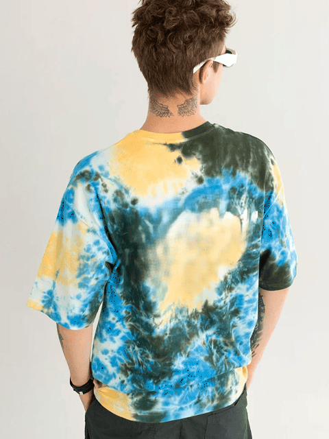 Awsome Tie Dye Cotton T-shirt