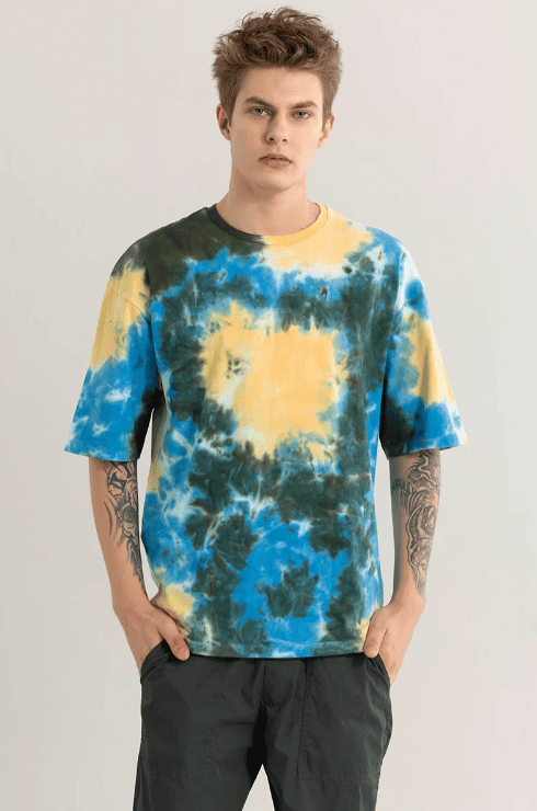 Awsome Tie Dye Cotton T-shirt