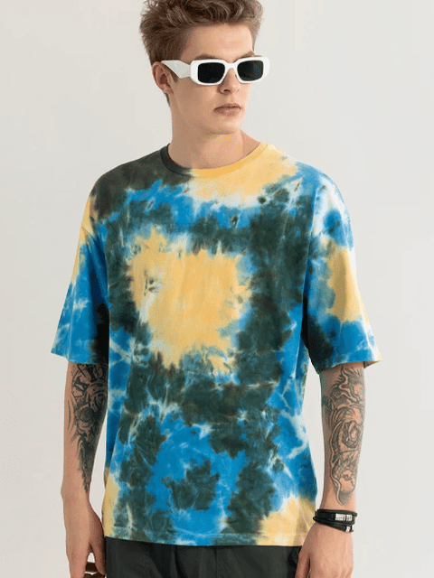 Awsome Tie Dye Cotton T-shirt