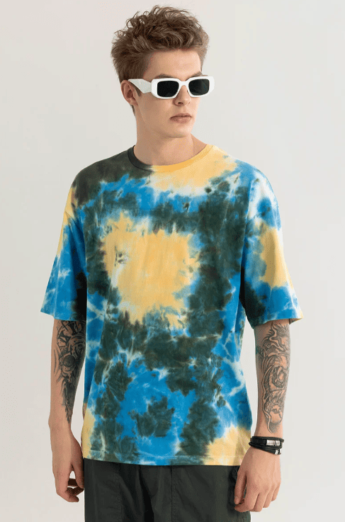 Awsome Tie Dye Cotton T-shirt