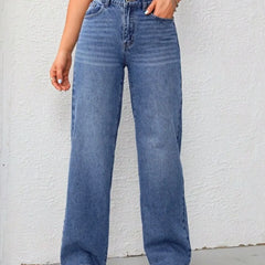 Whisker wash jeans