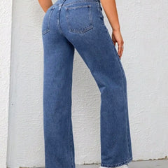Whisker wash jeans