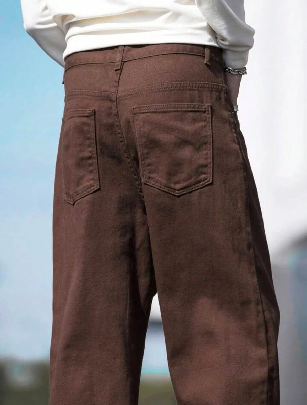 Brown Baggy Jeans