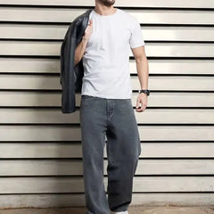 Wide Leg Baggy Jeans