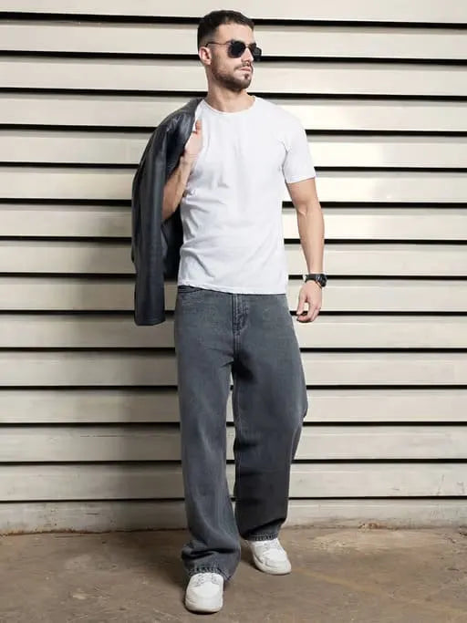 Wide Leg Baggy Jeans