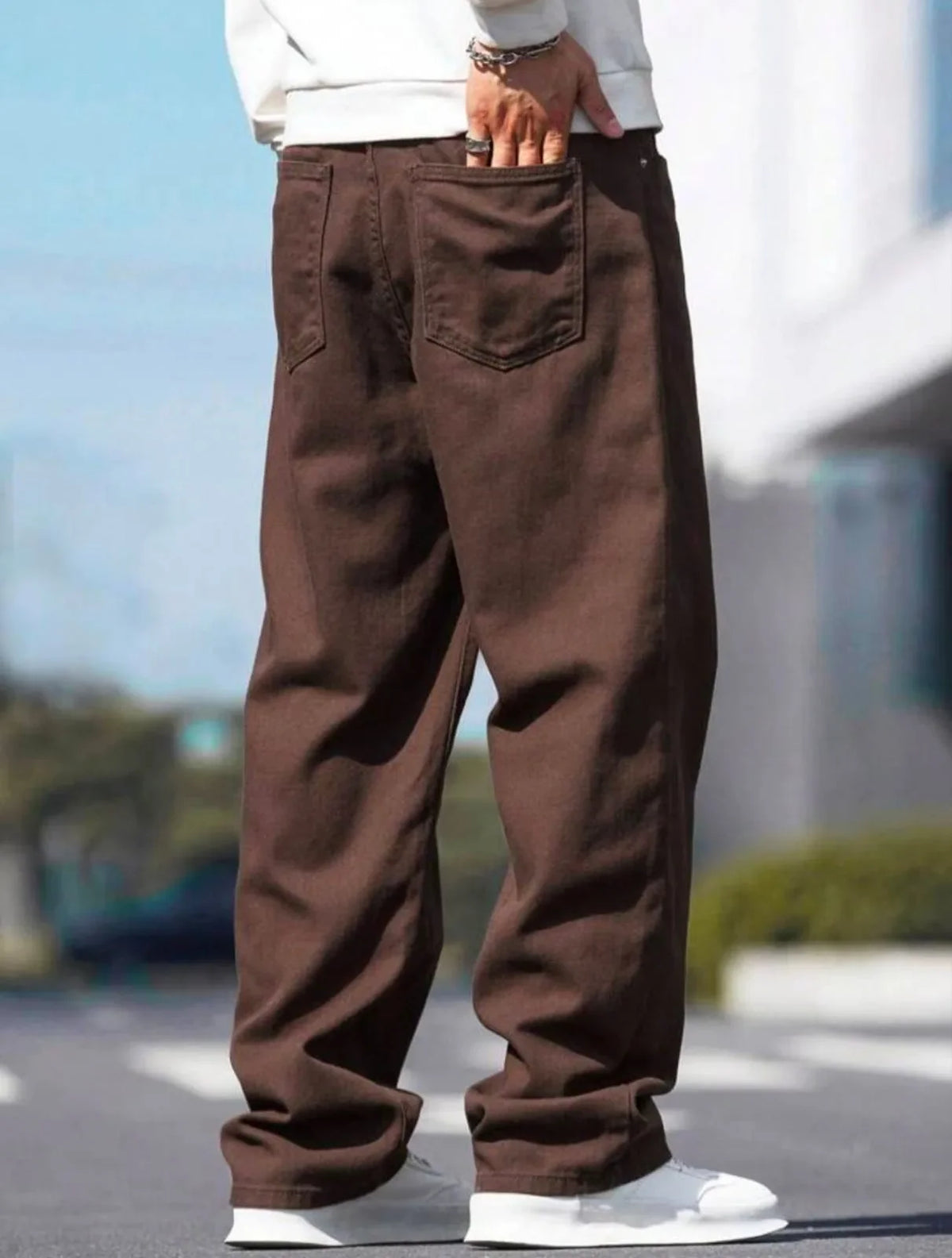 Brown Baggy Jeans