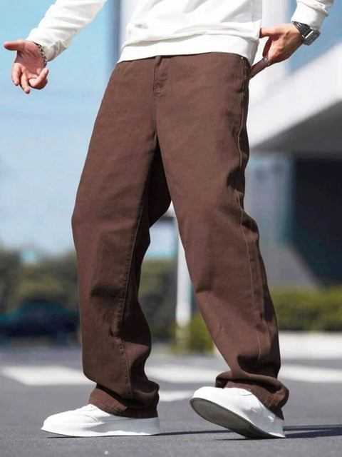 Brown Baggy Jeans