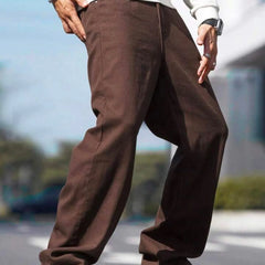 Brown Baggy Jeans