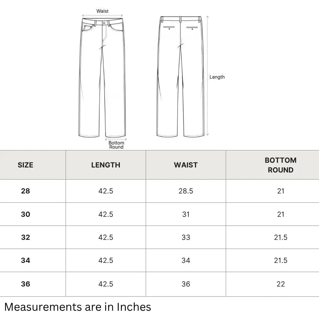 BLACK WASHED BAGGY FIT size guide