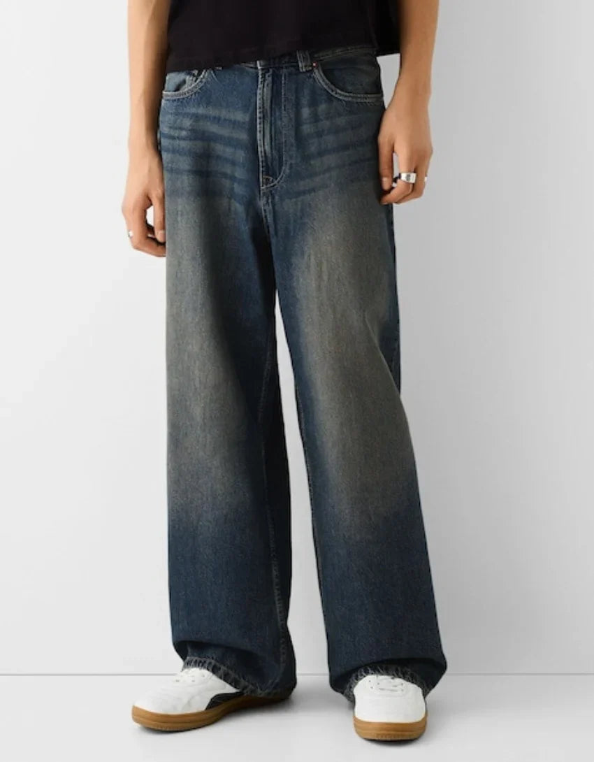 Blue super baggy jeans