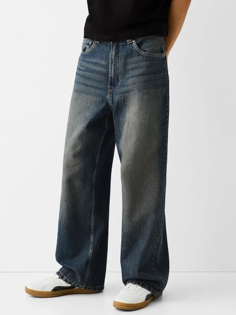 Blue super baggy jeans