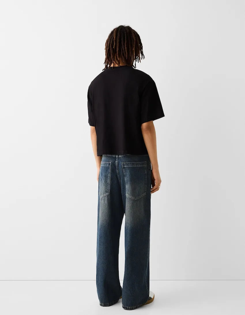 Blue super baggy jeans