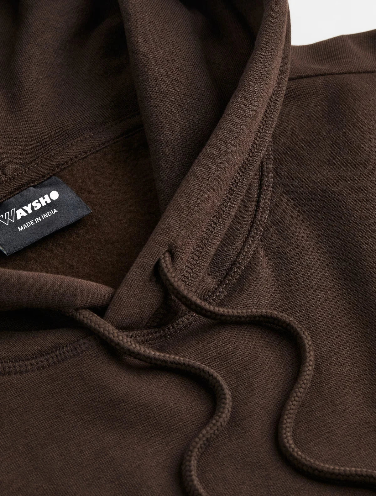Men Brown Oversized Hoodie