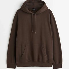 Men Brown Oversized Hoodie
