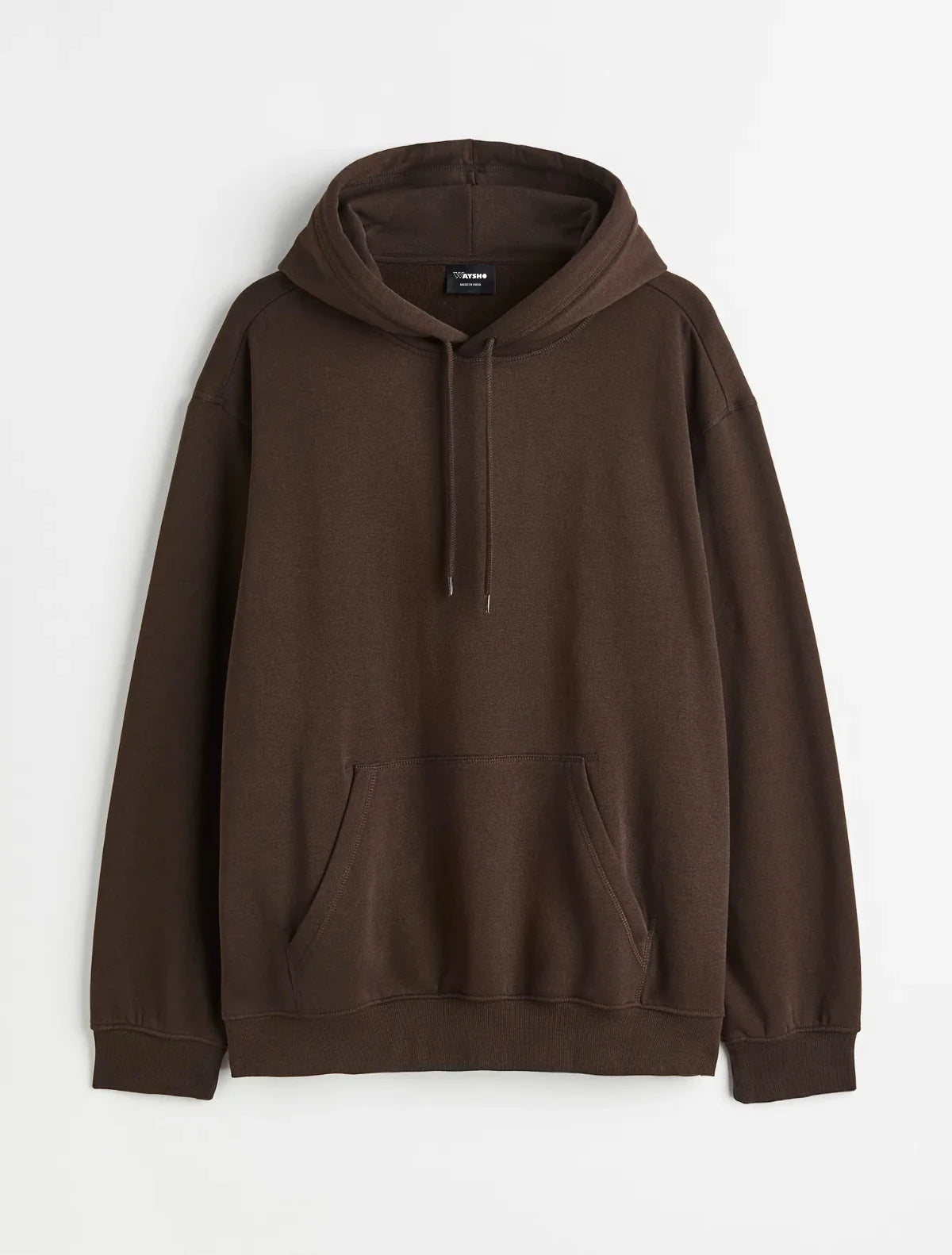 Men Brown Oversized Hoodie