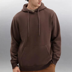 Men Brown Oversized Hoodie