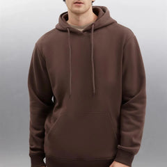 Men Brown Oversized Hoodie