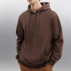 Men Brown Oversized Hoodie