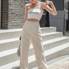 Cream High Waist