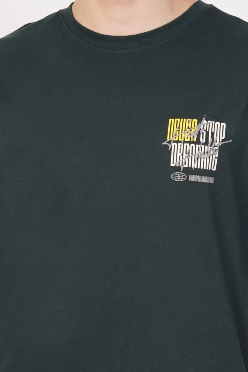 fame Drop Shoulder T-Shirt